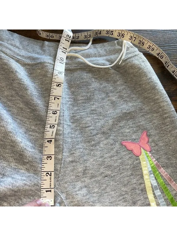 Vintage Butterfly Sweatpants 90s cottagecore granny boho pastel - Image 7