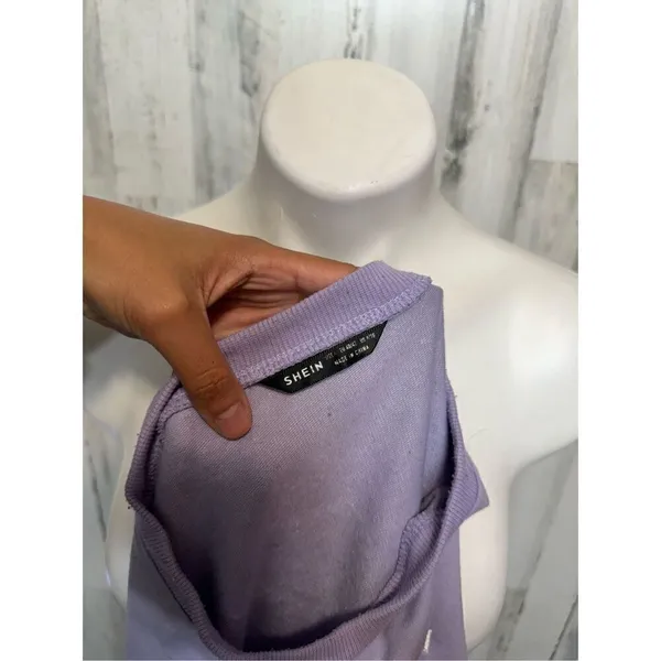 Purple Crewneck Purple Size L - Image 5