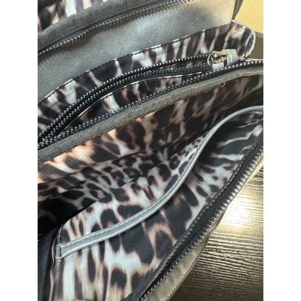 Nicole Miller New York Medium Silver With Silver Hardware  Leopard - Image 7