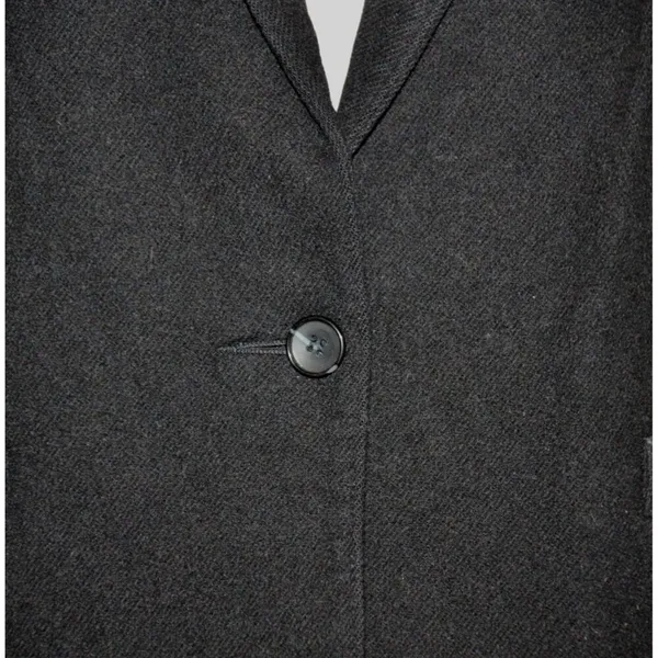Vintage Forecaster Ladies 9/10 Black Pure Wool Blazer Jacket Career Academia - Image 3