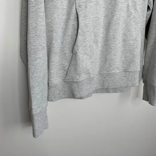 Lululemon Scuba Pullover Heathered Core Ultra Light Grey Size 10 - Image 5