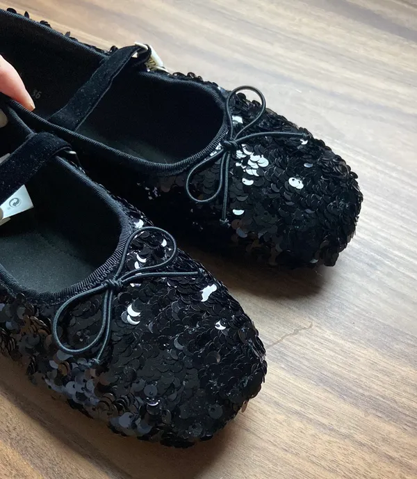 Sequin Ballet Flats. US 4 - Image 5