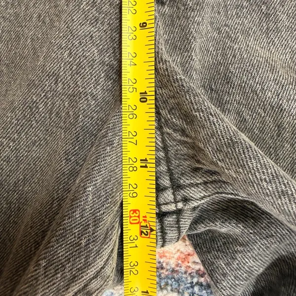 Abercrombie‎ & Fitch The Baggy Low Rise Curve Love Grey Jeans 29/8 Regular - Image 8