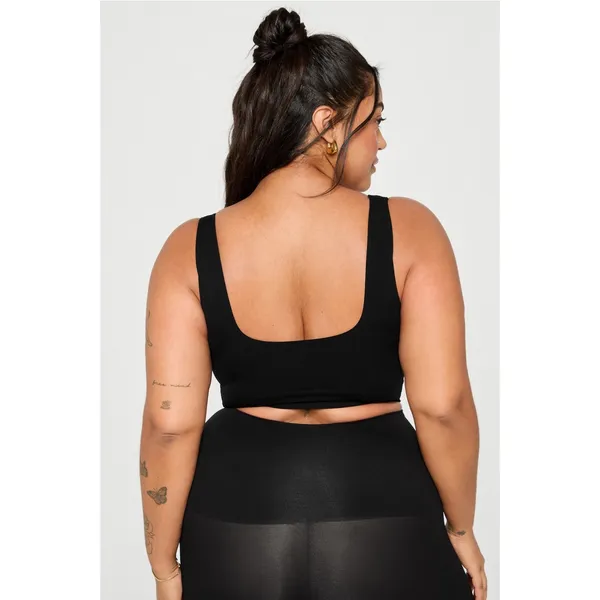Yitty by Lizzo Nearly Naked Shapewear Black Midi Bra BNWT - Image 2