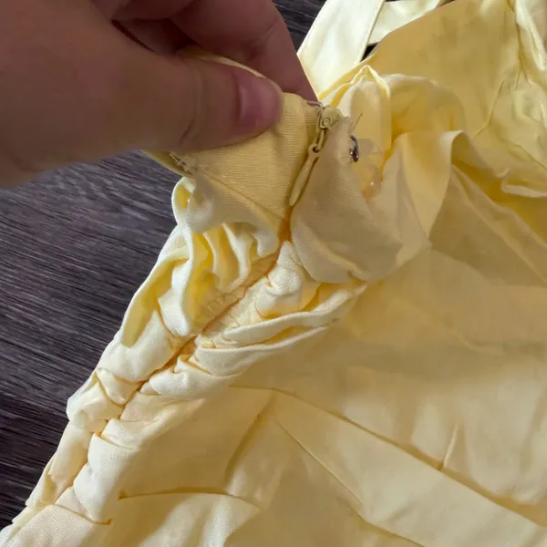 Peppermayo Annalissa Linen Mini Dress - Yellow - Image 9
