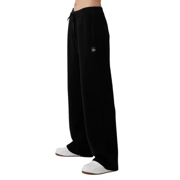 Alo Yoga Scholar Straight Leg Sweatpant Black M - Image 2