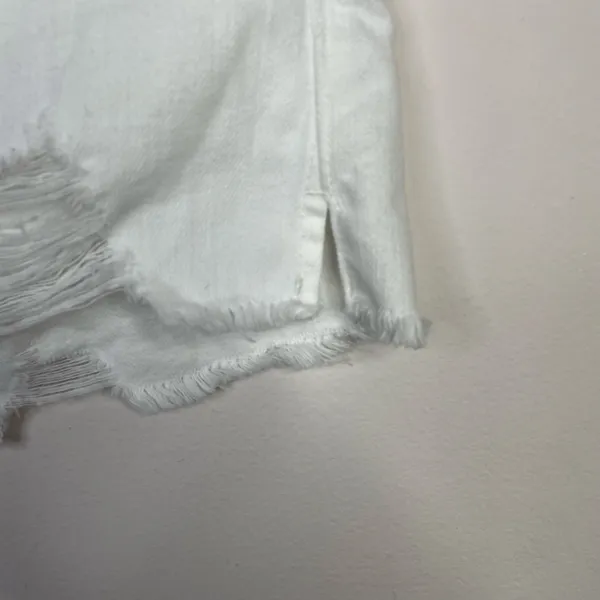 Aerie Daydream Distressed Comfy Denim Jean Shorts cutoffs White plus XXL 20 - Image 5