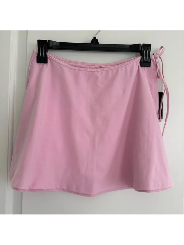 Pacsun PAC 1980 PAC WHISPER Active Leila Wrap Mini Skort Pink NWT Medium - Image 2