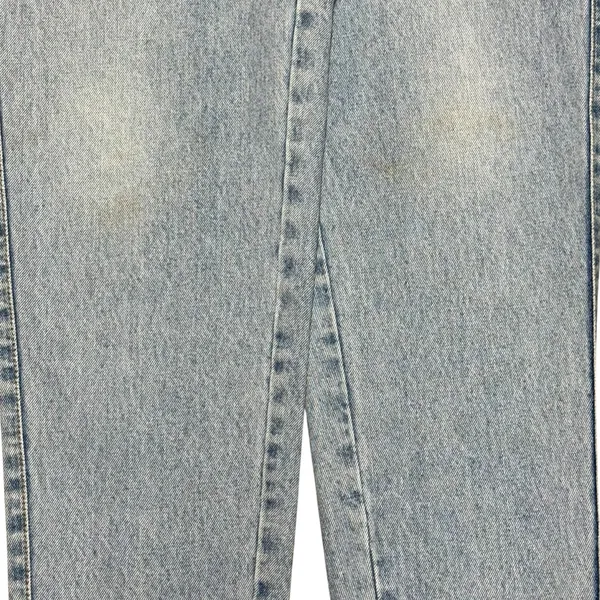 Lawman High Rise Tapered Leg Vintage 90s 100% Cotton Acid Wash Jeans 13 - Image 6