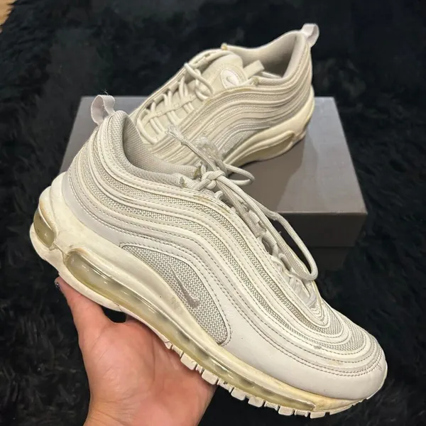NIKE Air Max 97 white lace up shoes sneakers women’s 7.5 - Image 6