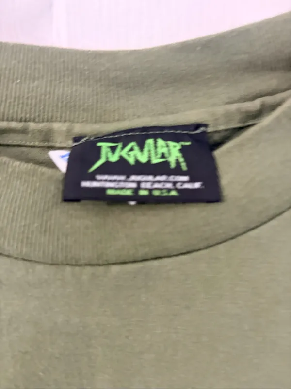 Jugular Olive Graphic Short Sleeve T-Shirt - Image 3