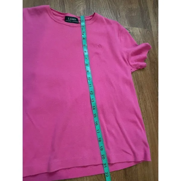 ‎Lauren Ralph Lauren pink shirt -large - Image 7