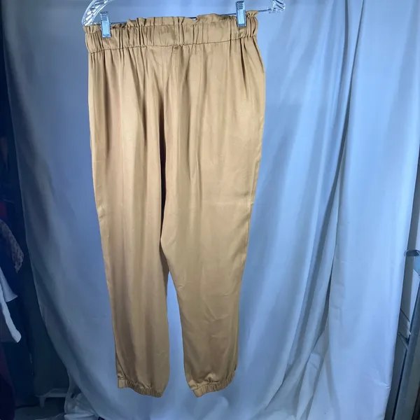 Shinestar L Women's‎ Tan Joggers Lightweight Drawstring Waist Casual Pants - Image 8