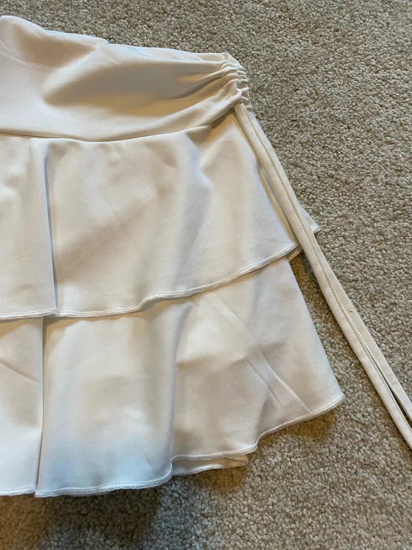 White mini skort  - Image 3