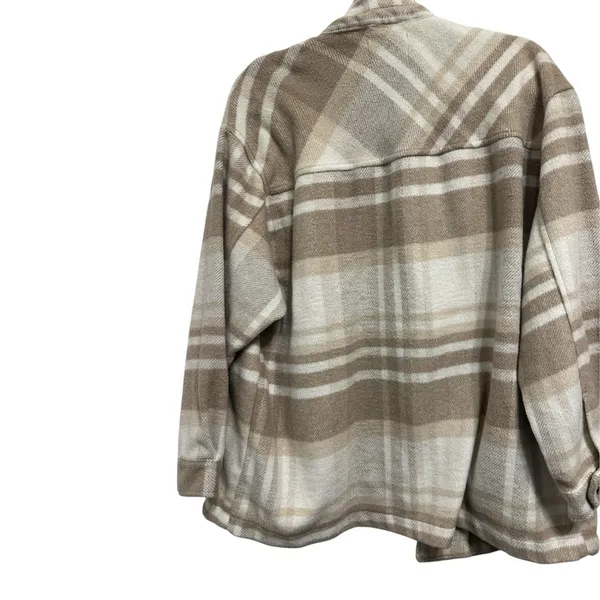 Ashley By 26 International Plaid Jacket - Beige and Cream‎ - Image 2