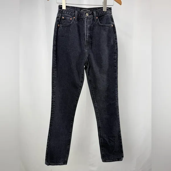 Aritzia Denim Forum The Nina Super High Rise Cigarette Jeans in Black‎ Size 24 - Image 5