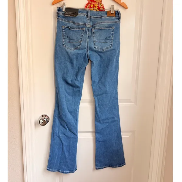 American‎ Eagle NEW Next Level Low-Rise Kick Bootcut Jean 27" - Image 4