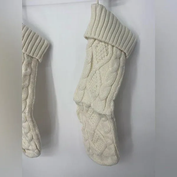Cream, color, slipper, socks, brand,‎ new comfy Tan - Image 2