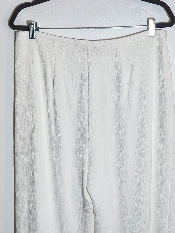 Trina Turk White Wide Leg Pants Size 10 NWT - Image 5