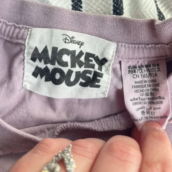 Disney Mickey Mouse Organic Cotton T-Shirt - Size M - Image 2
