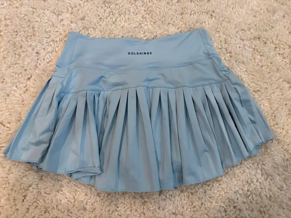Gold Hinge Ruffle Skirt  - Image 2