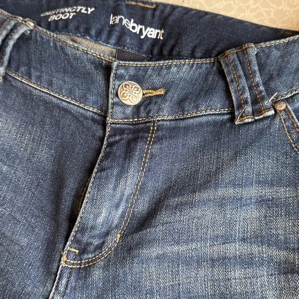 Lane Bryant Distinctly Bootcut Jeans Women Blue Wash Size‎ 14 - Image 6