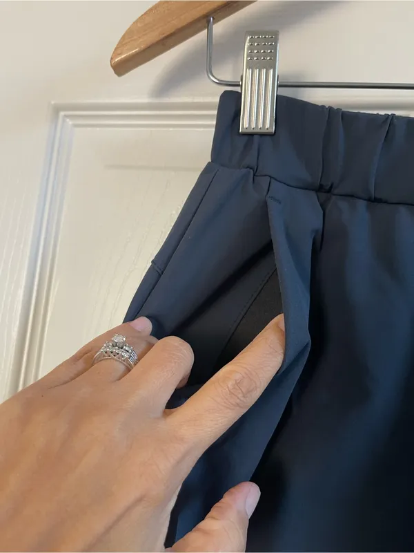 Women’s Cozy Earth Always Cropped Pants Eclipse Navy Blue Size S - Image 7