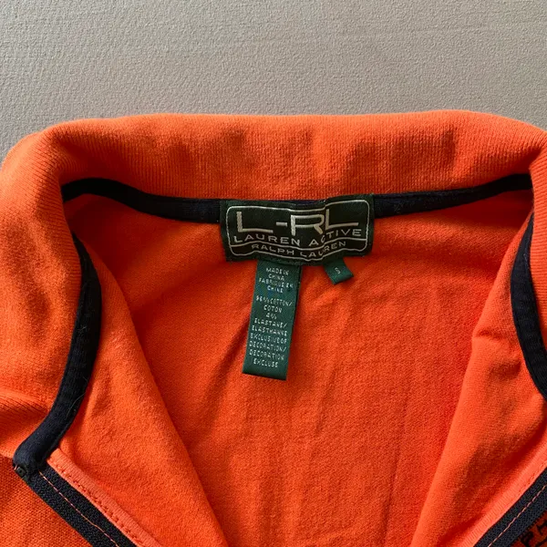Ralph Lauren Vintage Quarter Zip Polo Shirt - Image 5