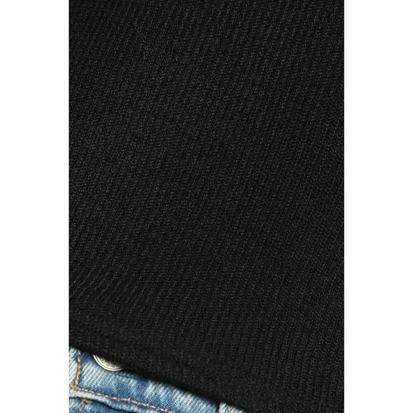 ✨Lulus Baby Got Backless Black Mock Neck Tie-Back Sz Medium Sweater✨ - Image 5
