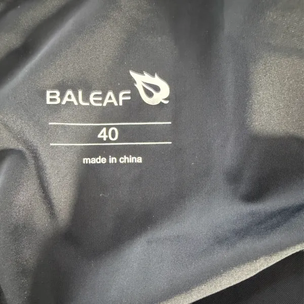 Baleaf Athletic One Piece Swimsuit Back Zip High Neck Training Sport Swimwear - Image 6