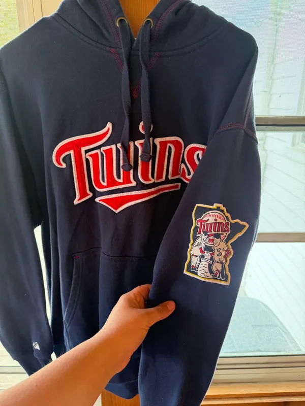 Twins hoodie Blue Size L - Image 3