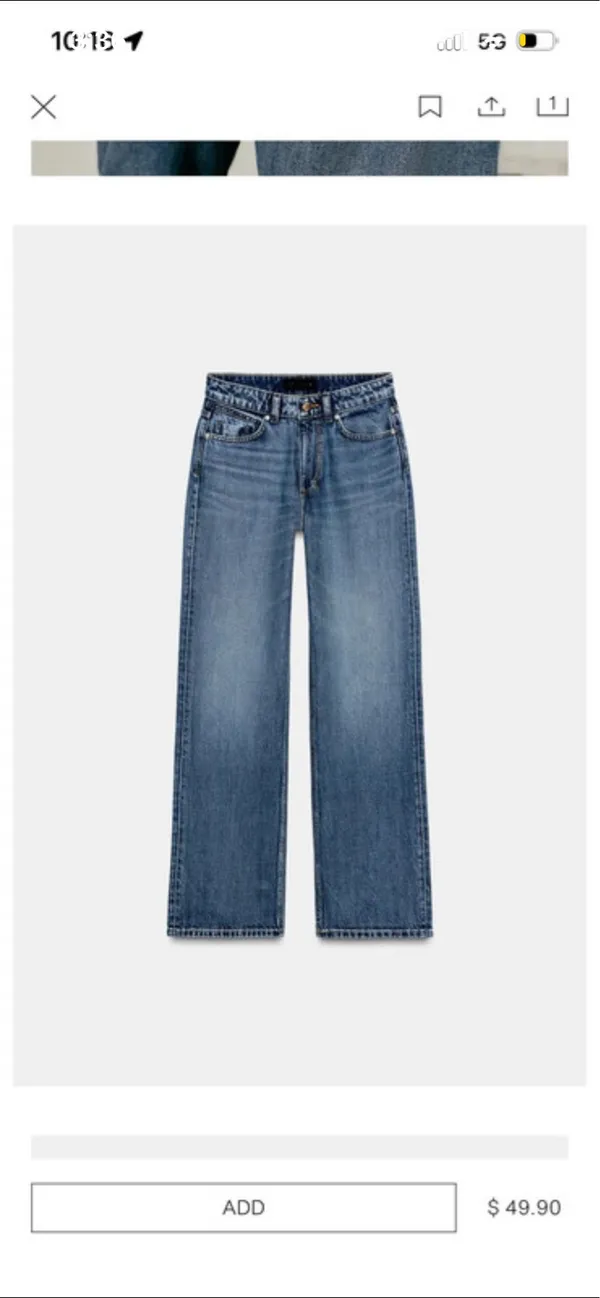 Zara 1975 straight jeans  - Image 4