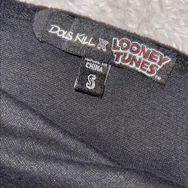 Dolls Kill x Looney Tunes Double‑Tie Rhinestone Halter Top – Size S - Image 2