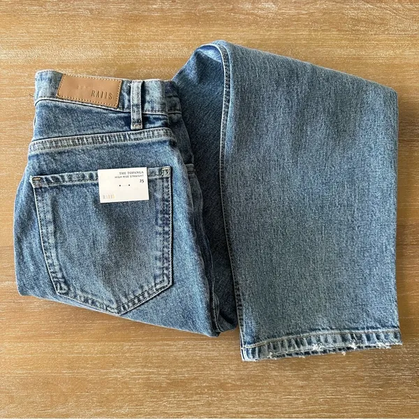 Rails The Topanga High Rise Straight Distressed Jeans - Image 6