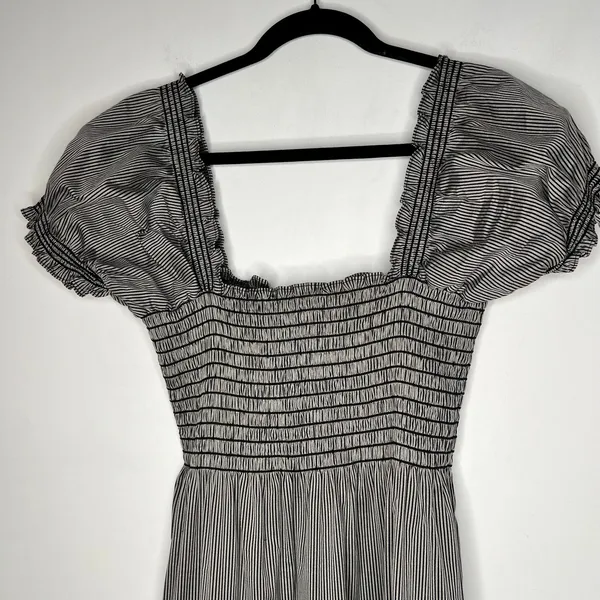 Tory Burch Smocked Midi Dress Size Large - Image 7