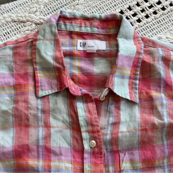 GAP Boyfriend Button Down Shirt - Image 5
