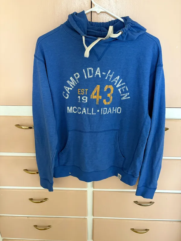 McCall Idaho Hoodie Blue - Image 4