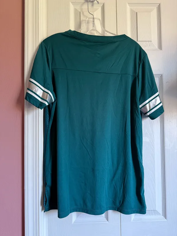 NFL Philadelphia Eagles Jersey Shirt Women’s Lace-Up Football XL - Image 4