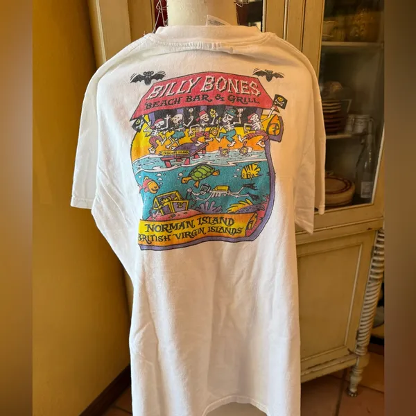 Hanes White Short Sleeve Tee - Image 6