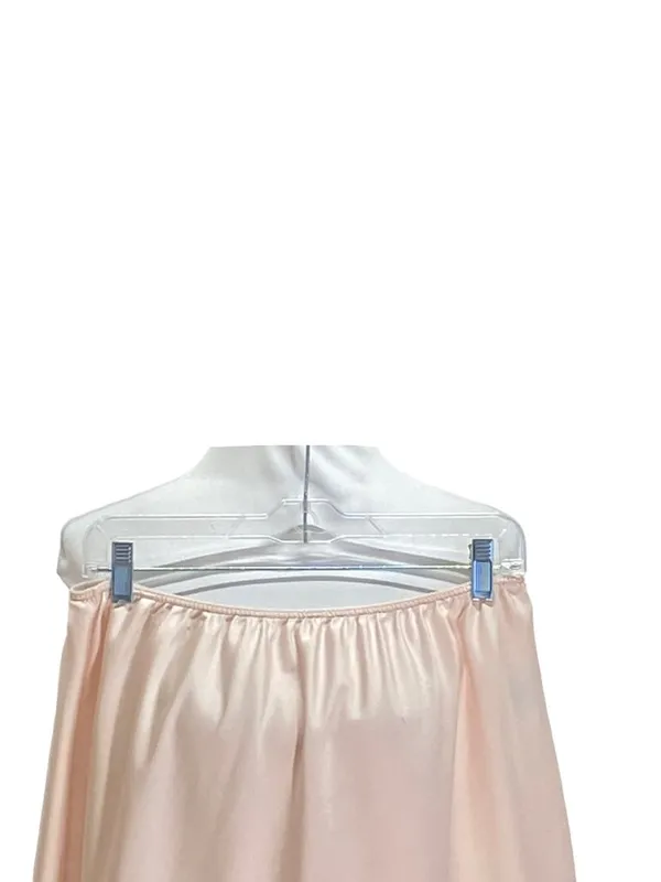 Vintage Bali Slip Skirt Pink Size M Cottagecore Coquette Spring Satin Bohemian - Image 5