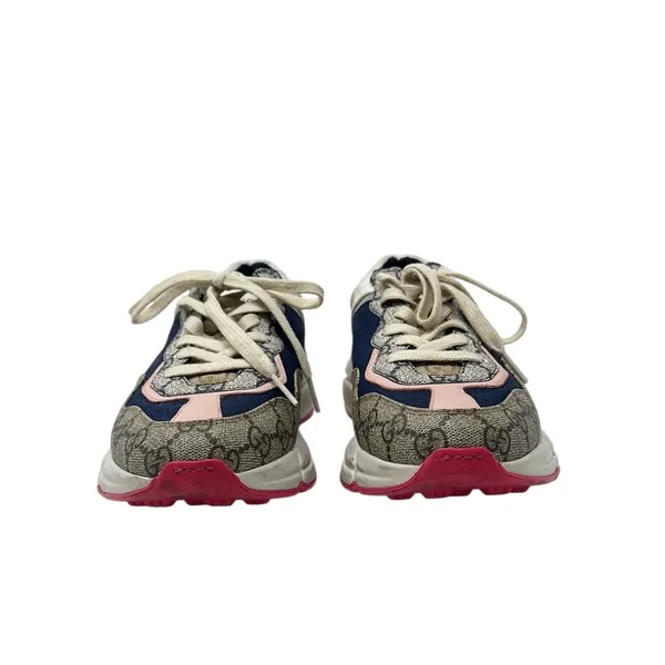 Gucci Rhyton GG Canvas Multi Monogram Low Top Sneakers Runners Size 38.5 - Image 5