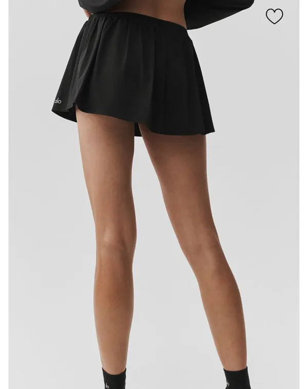 ALO Yoga Black Breezy Tennis Skirt - Image 8