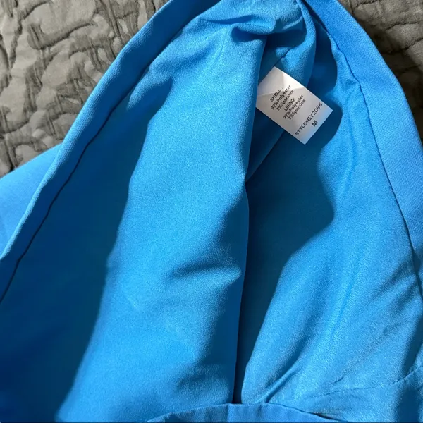 DO+BE blue one shoulder dress size medium cocktail party prom evening gown new - Image 5