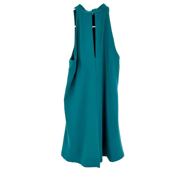 Lovers + Friends size small teal sleeveless dress trapeze style‎ keyhole back - Image 2