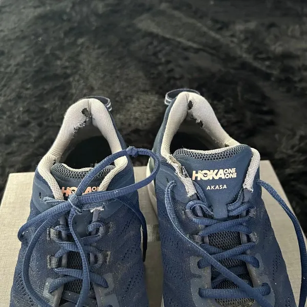 HOKA one one akasa blue lace up shoes sneakers women’s 9.5 - Image 8