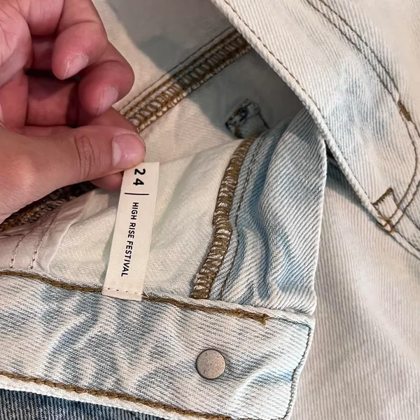 Light-Wash Jeans shorts - Image 4