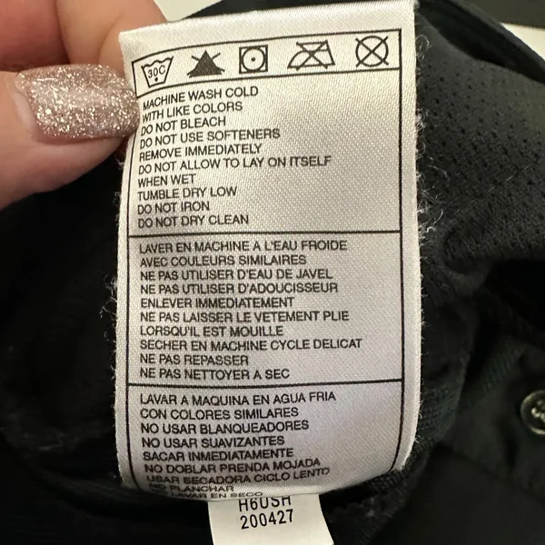 Nike Womens size Large 12 14 Black Athletic Running Pants 200427 H6USH - Image 10