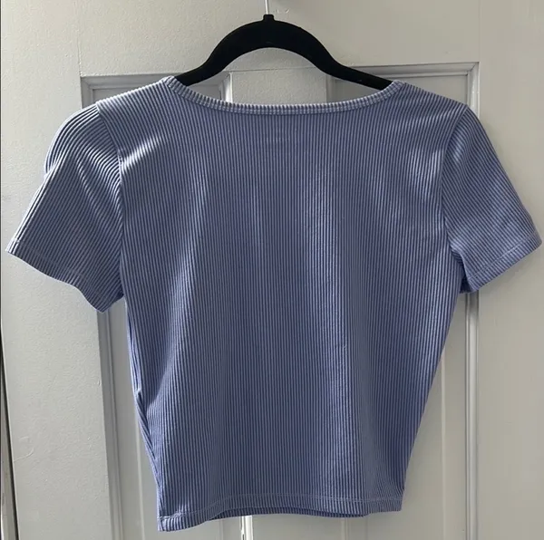 Hollister Purple Baby Tee - Image 2
