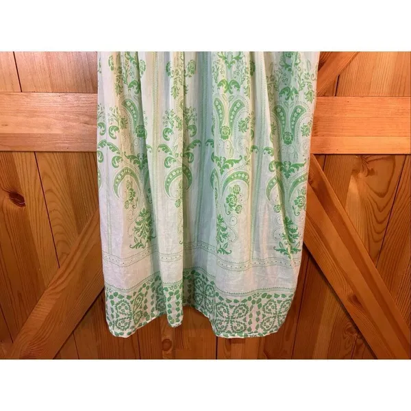 Aryeh Green Adjustable Spaghetti Strap Sleeveless Dress Size Large (6181) - Image 3