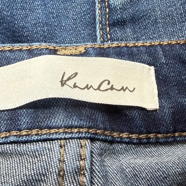 KanCan‎ High Rise Flare Jeans Dark Wash Side Slit Size 9/28 KC90001D - Image 2